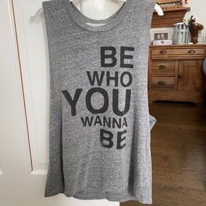 Loose Comfy Gray Tank Top